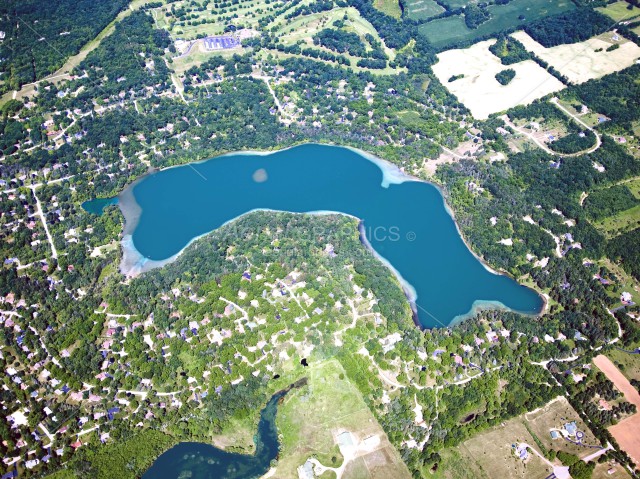 Dunham Lake in Oakland County, Michigan